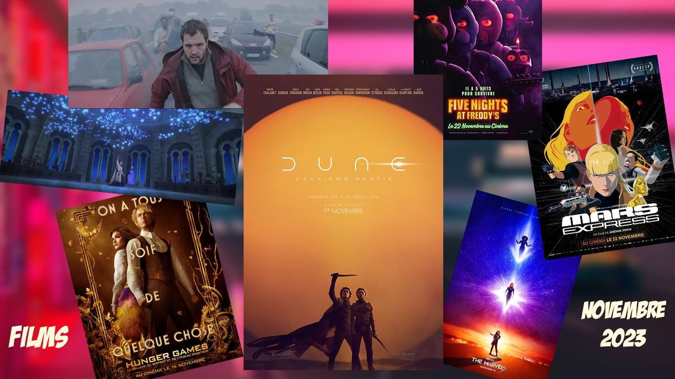Fantasy et Science-fiction : les films de novembre 2023